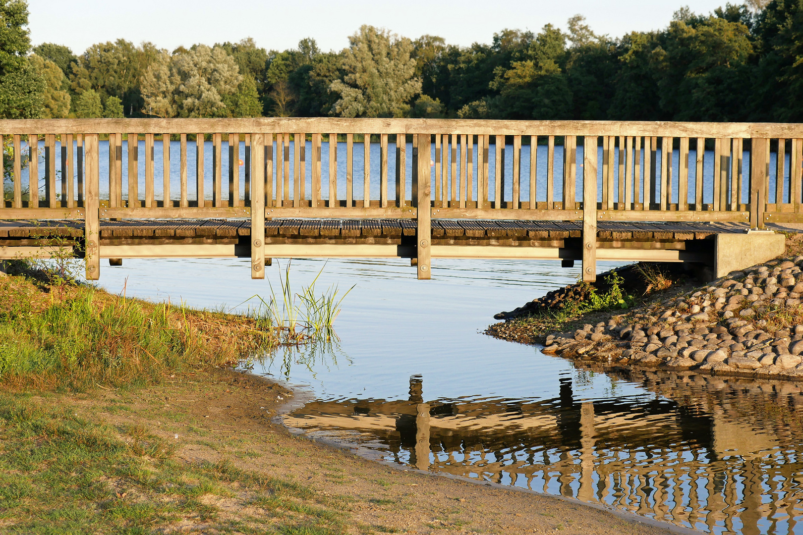 Überbrücken am Achterdieksee Foto & Bild experimente, landschaft
