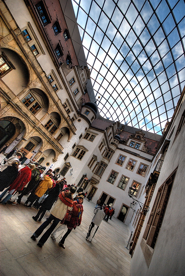 Überdachtes Residenzschloss in Dresden II