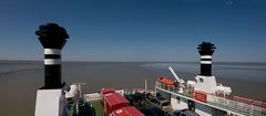 Überfahrt nach Ameland bei Ebbe