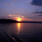 Überfahrt über den Bodensee - Sonnenuntergang