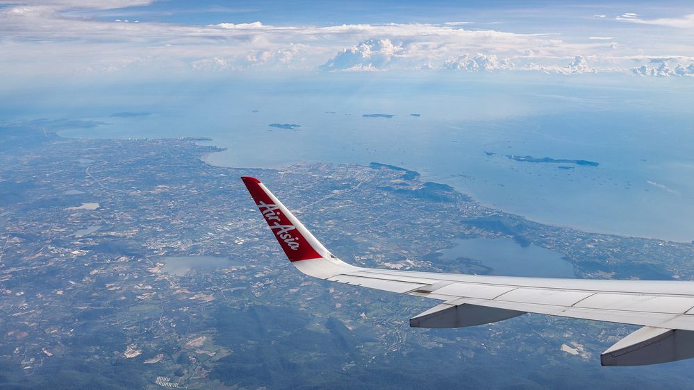 Überflug Chon Buri  - die Bucht von Pattaya  ©