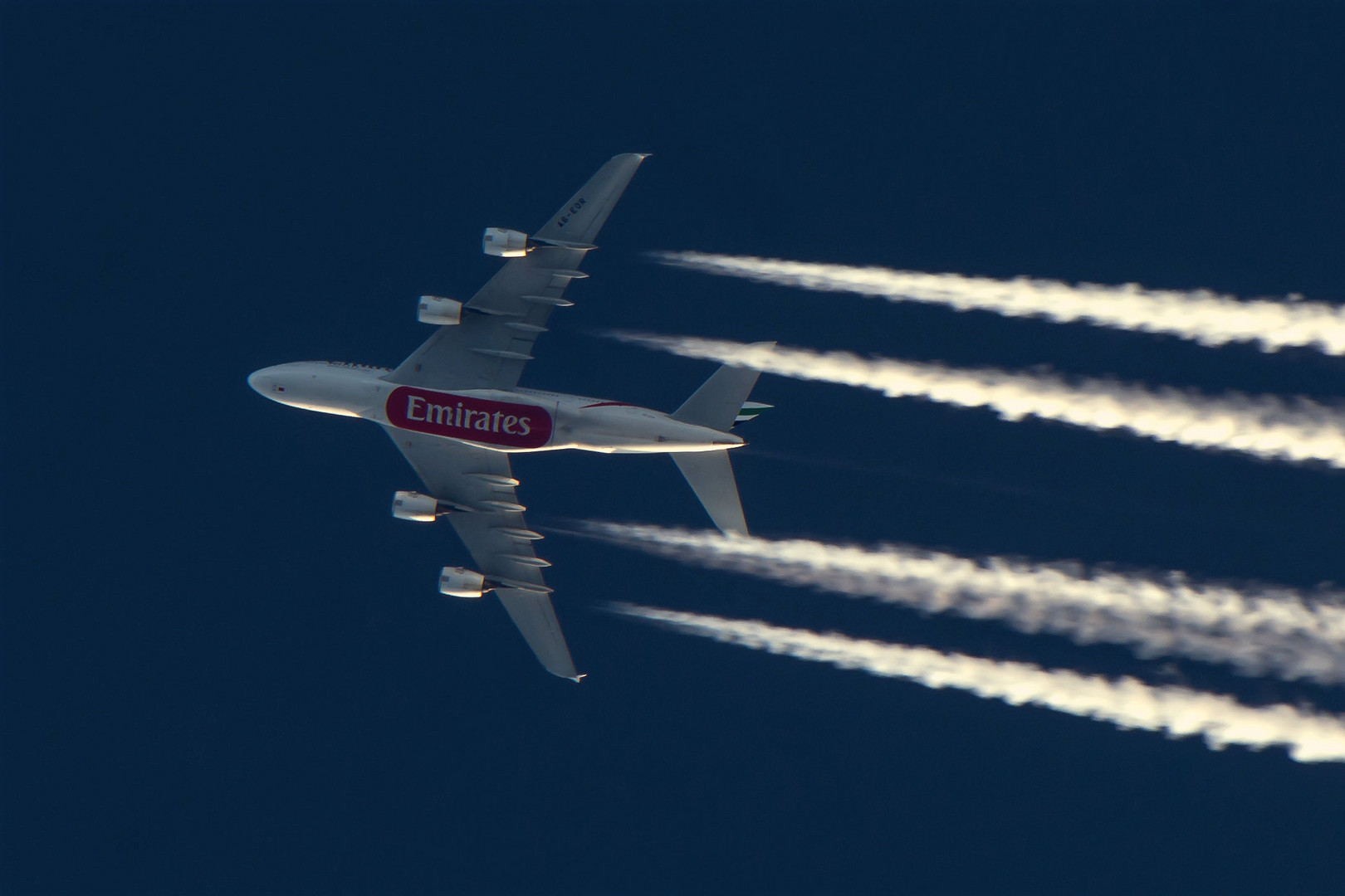 Überflug in 11.000 Metern Höhe