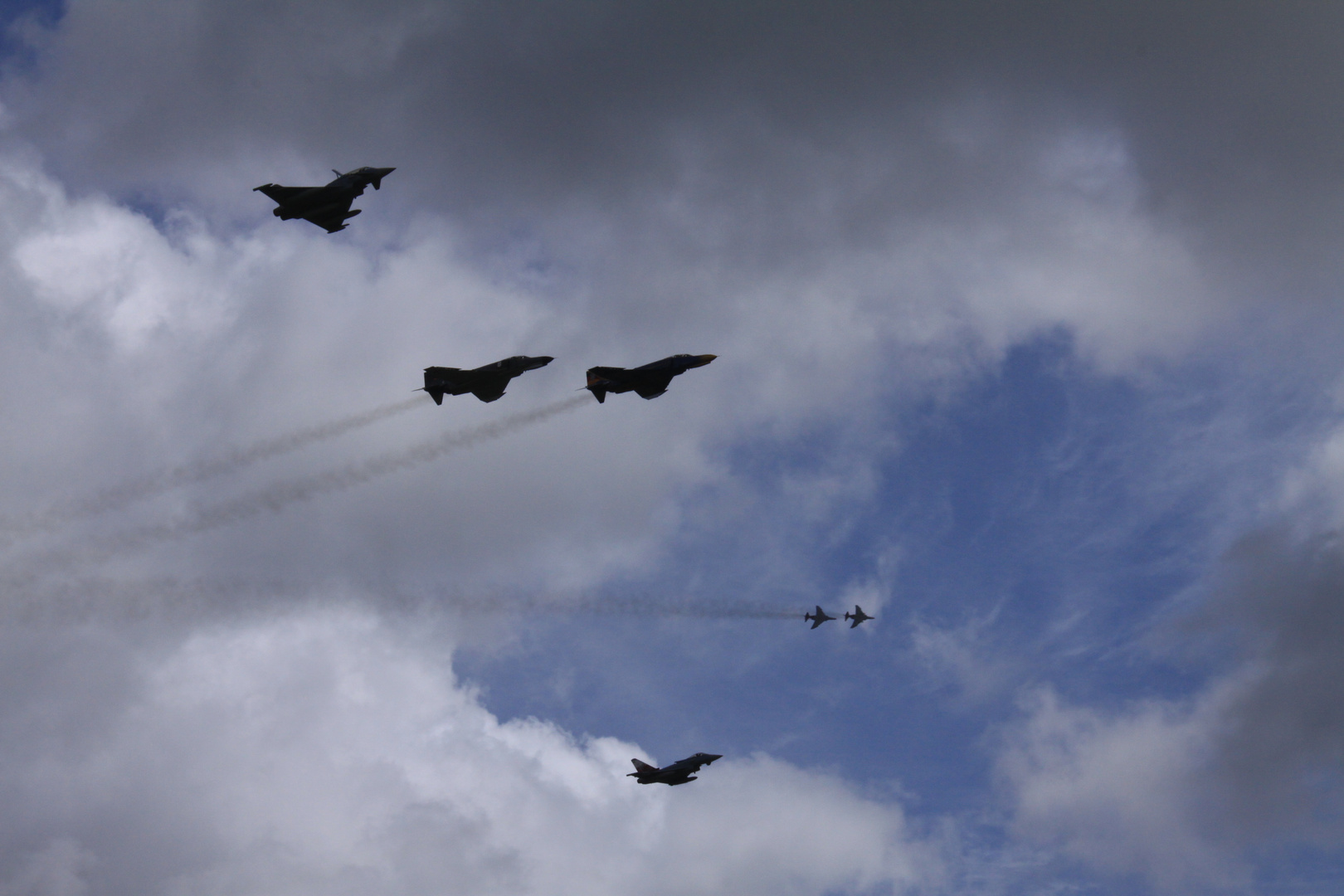 Überflug mit Eurofighter