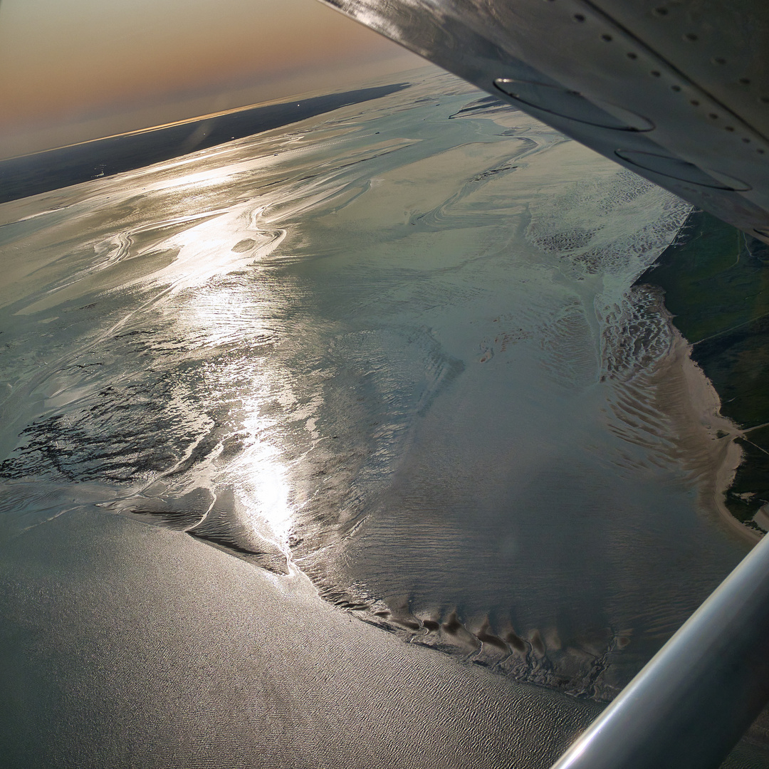 Überflug Wattenmeer