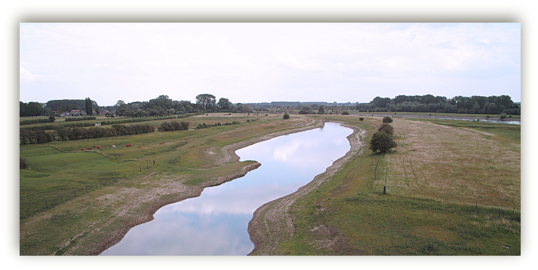 Überflutungsgebiet der Ijssel bei Zutphen/Nl.