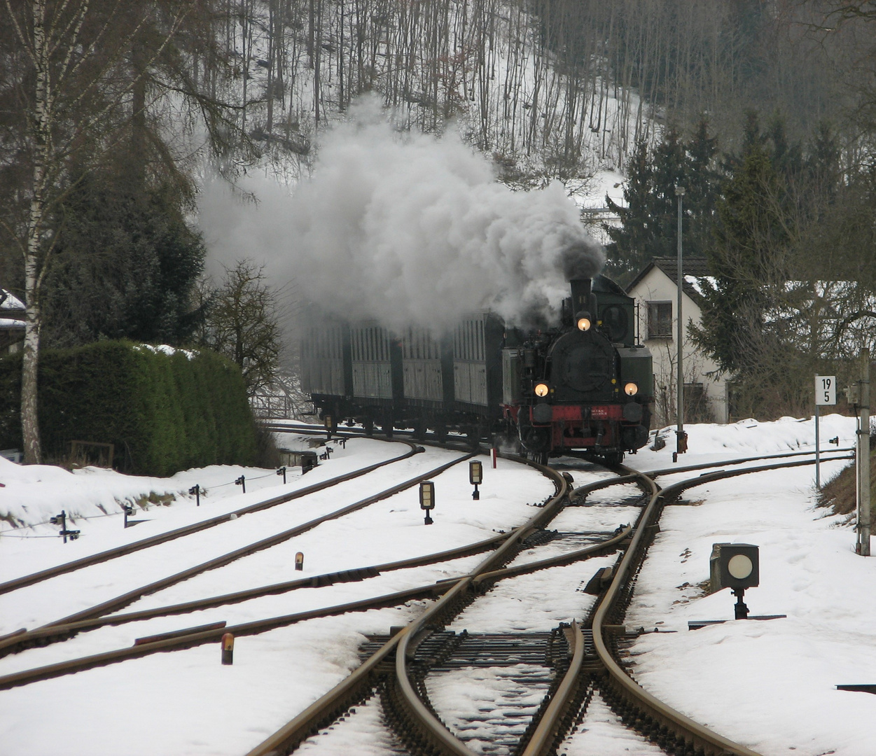 Überführungsfahrt der Lok 11