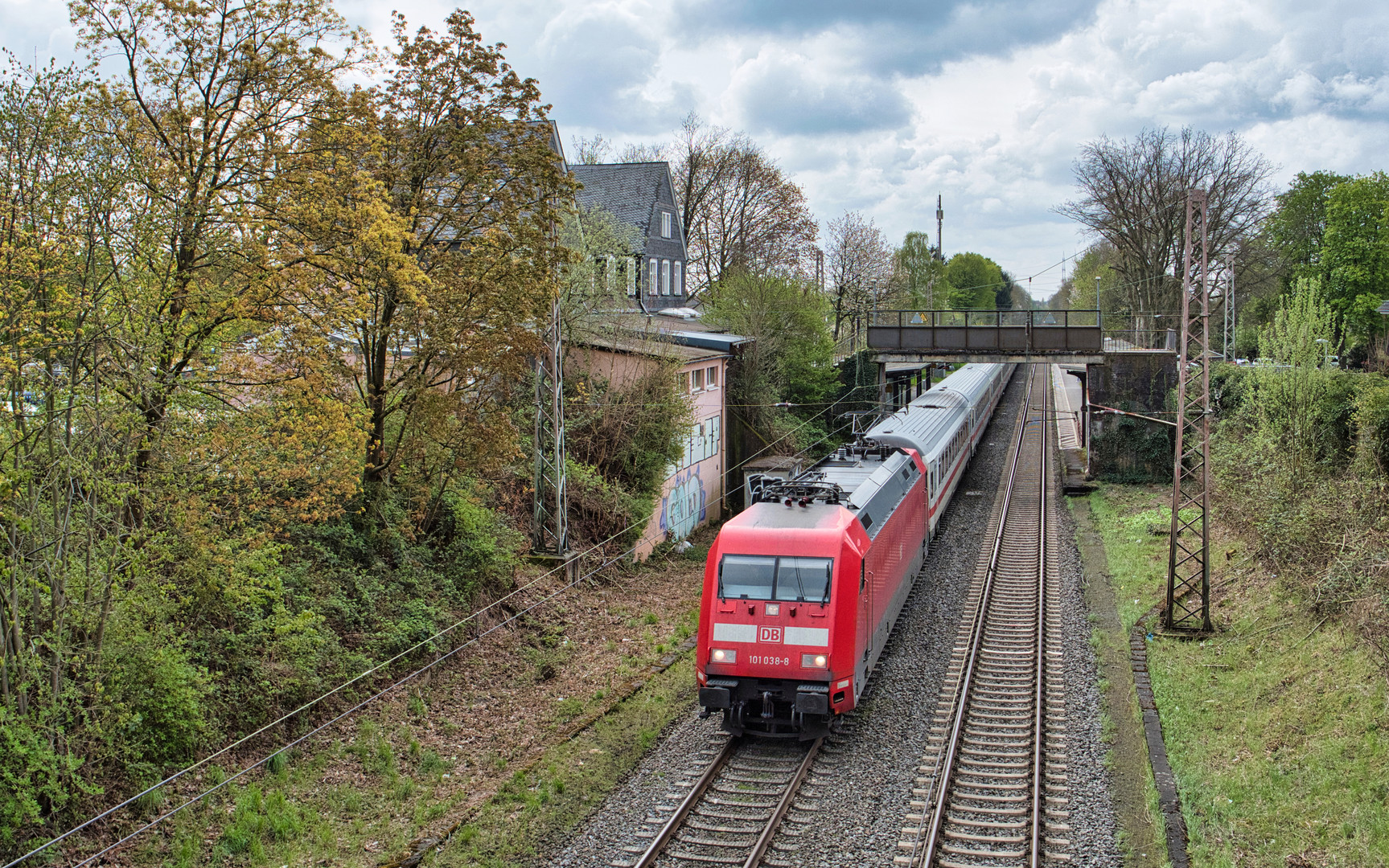 Überführungszug in Haan