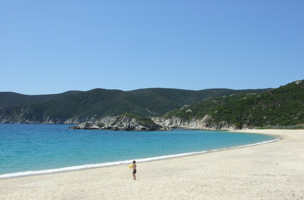 "Überfüllte Strände" auf der Chalkidiki