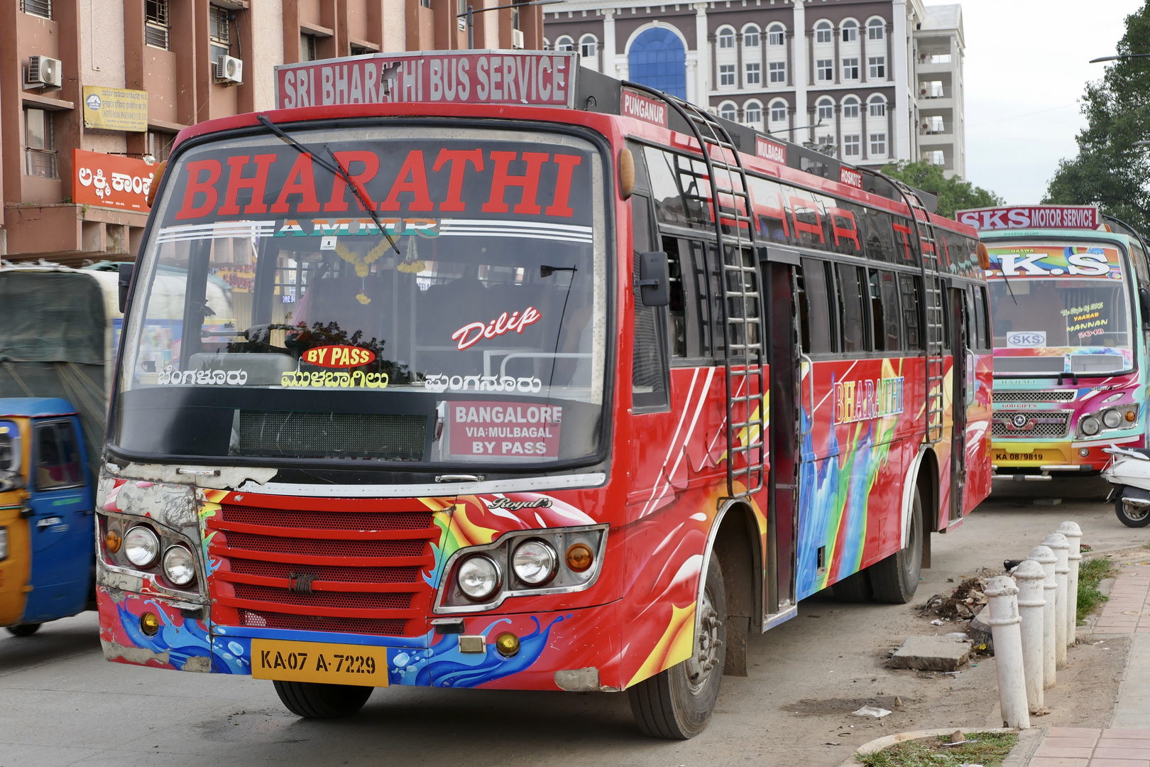 Überlandbus in Bangalore / Indien