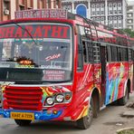 Überlandbus in Bangalore / Indien