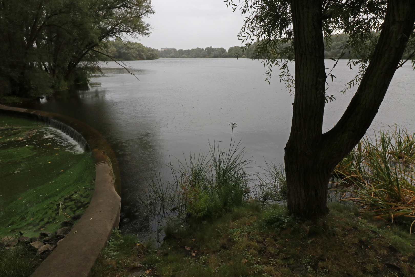 Überlauf bei Regen