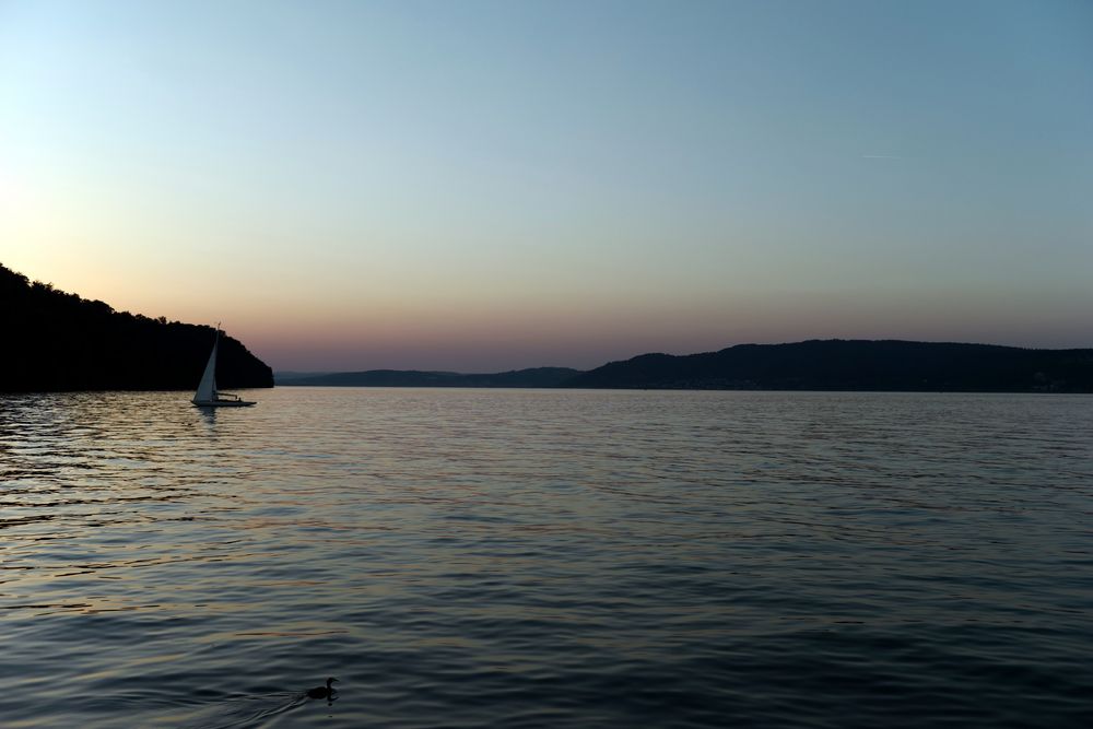 Überlinger See beim Sonnenuntergang