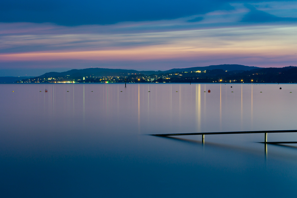 Überlingersee bei Nacht