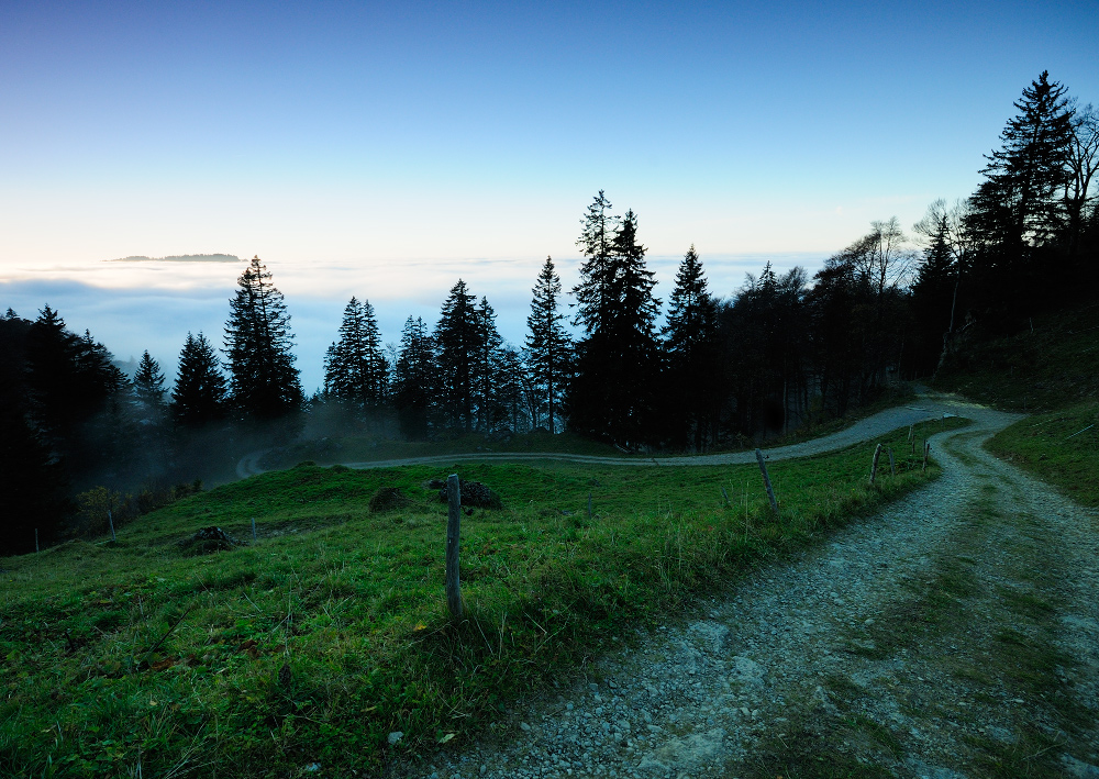 Überm Nebelmeer