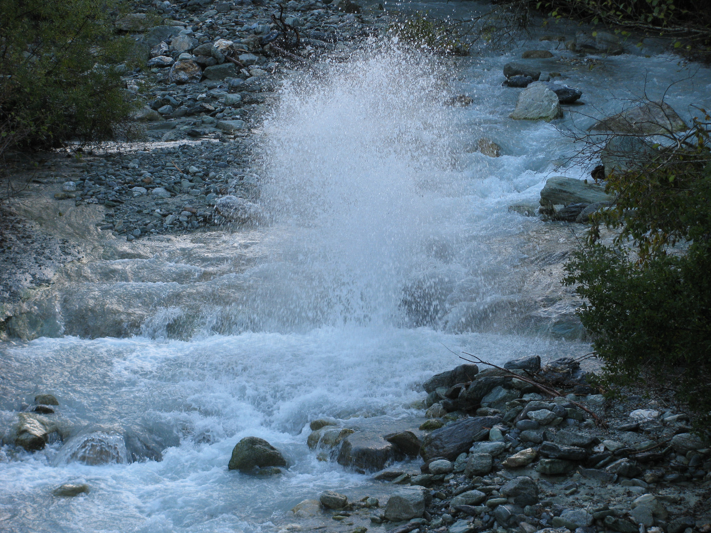 Uebermütiges Wasserspiel