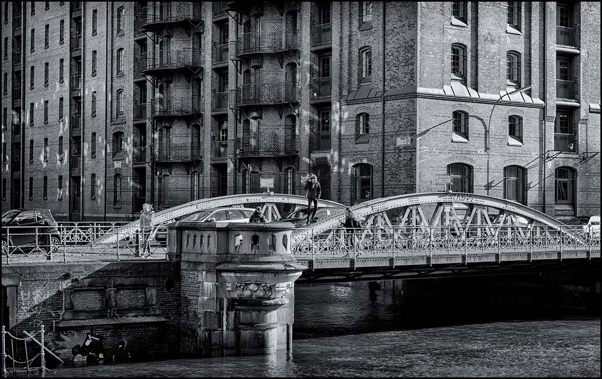 Übermut in der Speicherstadt ...