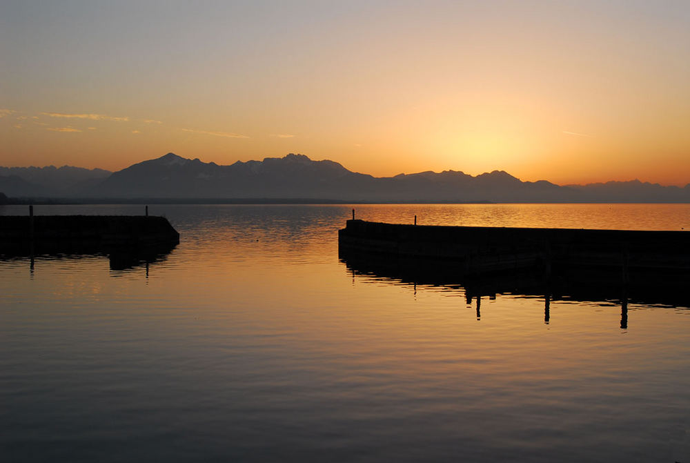 Übern Chiemsee gschaut