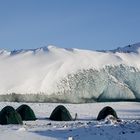 Übernachtung auf der grönländischen Eiskappe