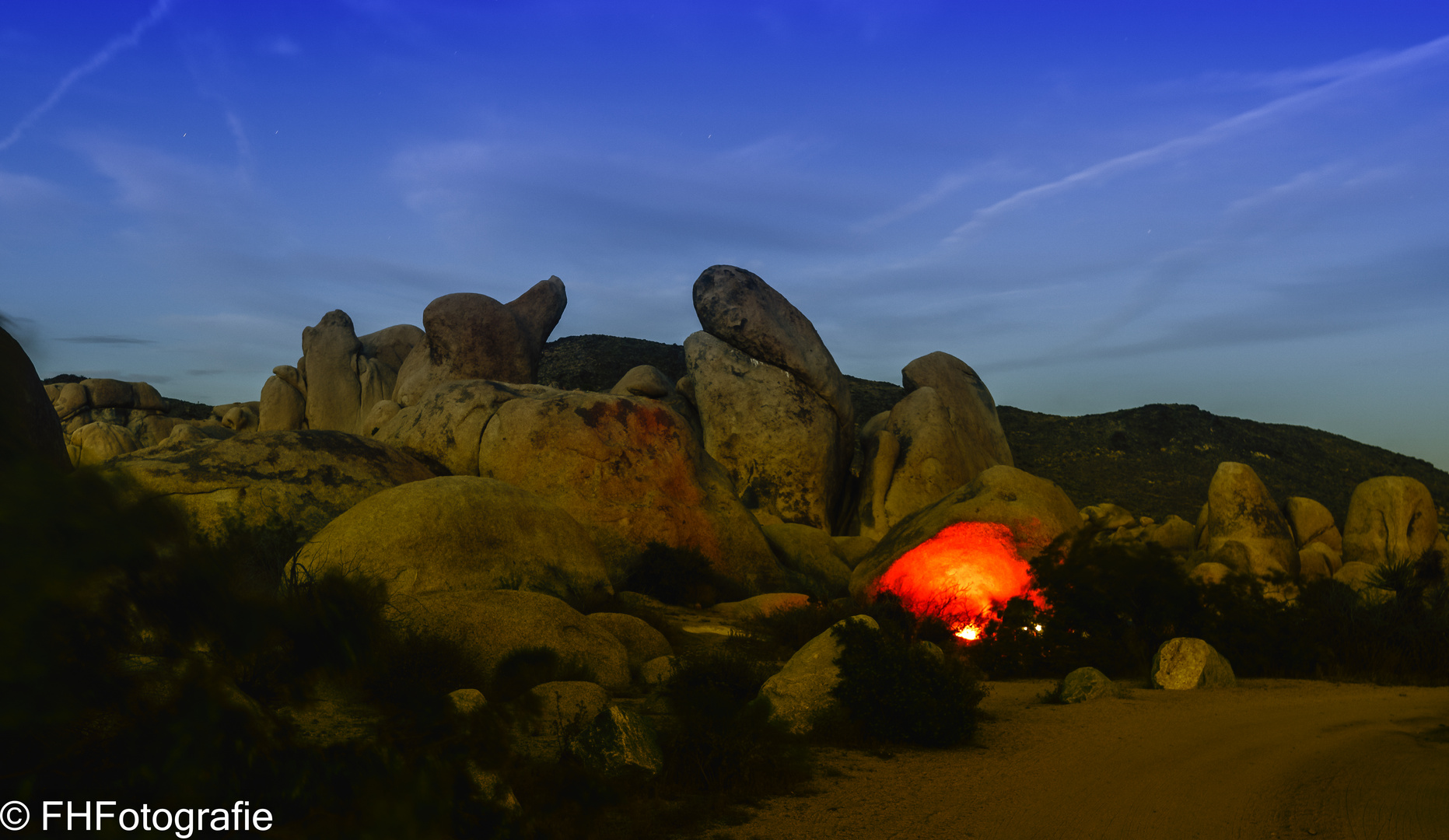 Übernachtung im Joshua Tree