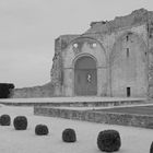Überreste der Abtei von Trizay, Frankreich