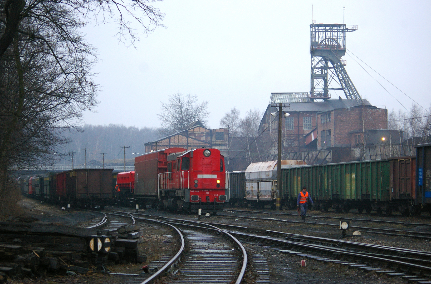 Überreste der Zechenbahn