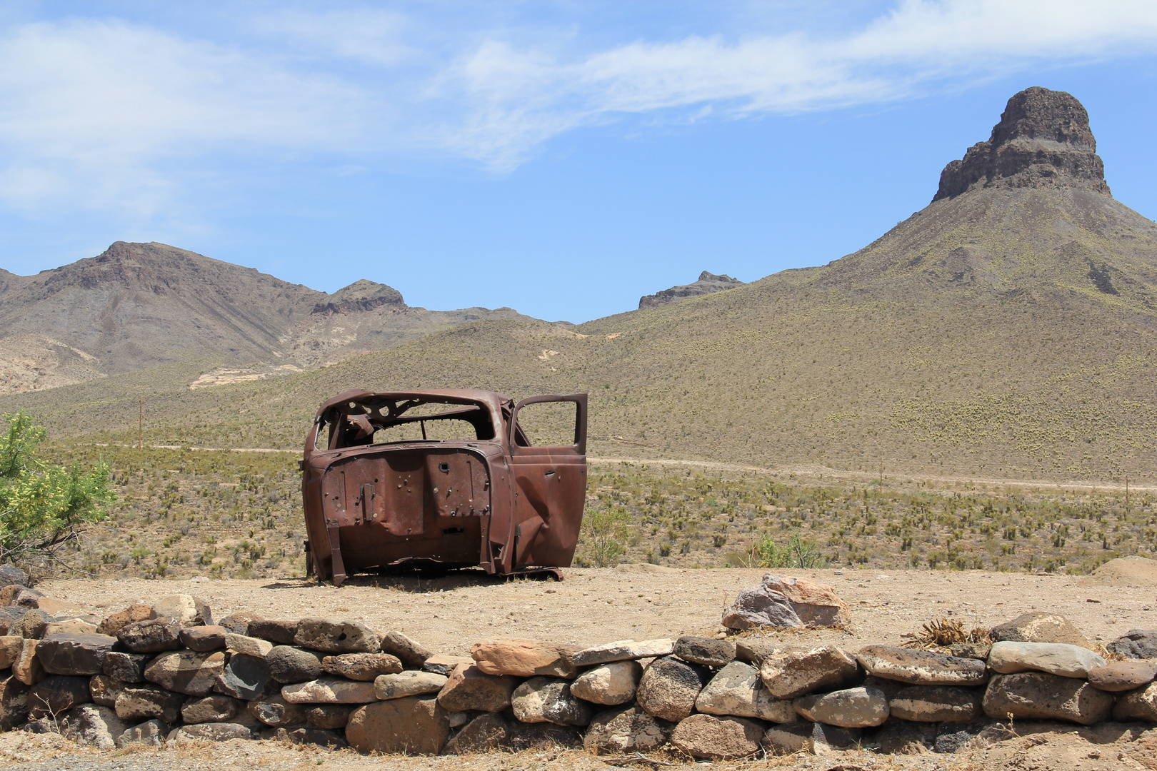 Überreste neben der legendären Route 66