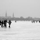 ..über´s Wasser laufen..