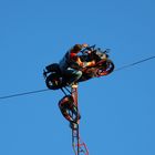 Überschlag auf dem Hochseil