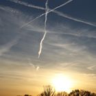 Überschneidungen am Himmel