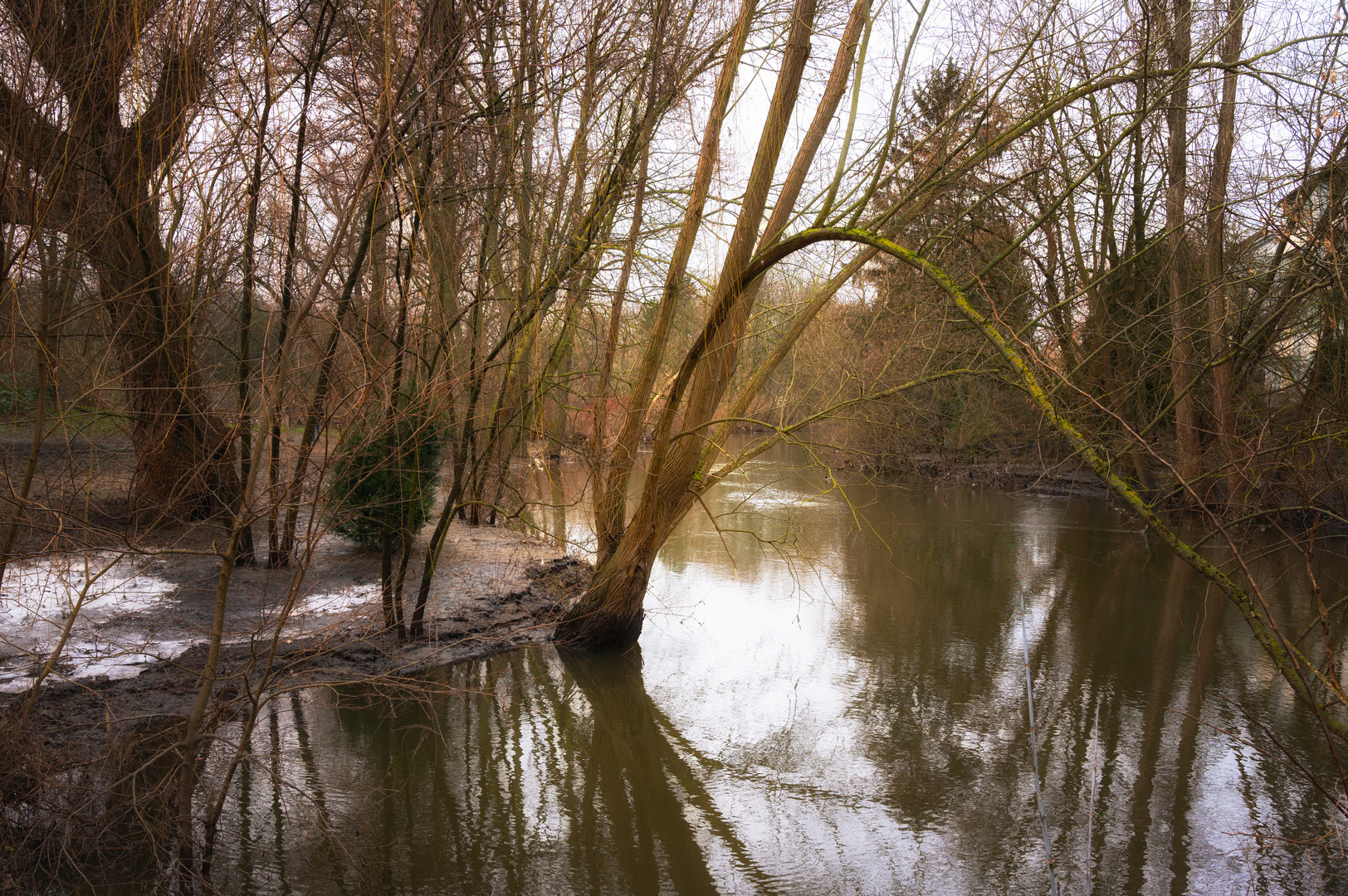 Überschwemmung - Oker Inselwallpark