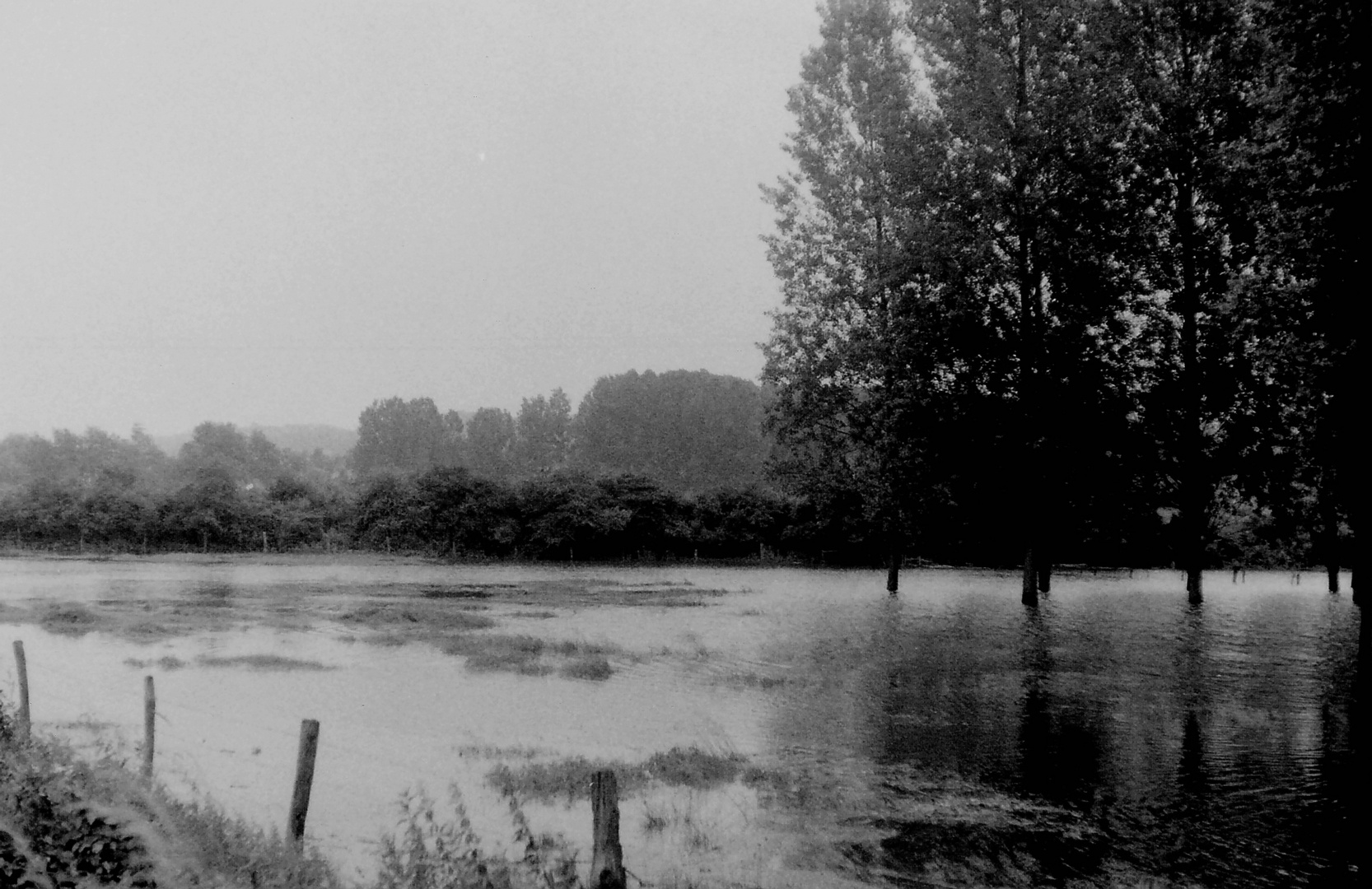 Überschwemmungen im Regensommer 1980