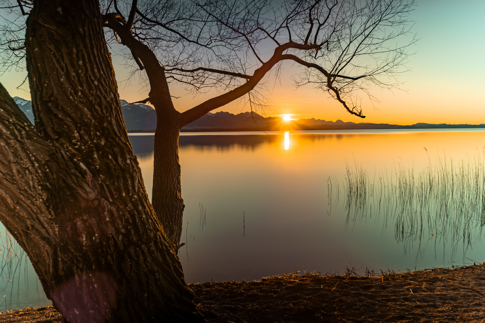 Übersee Sonnenuntergang 