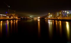 Überseestadt nightview