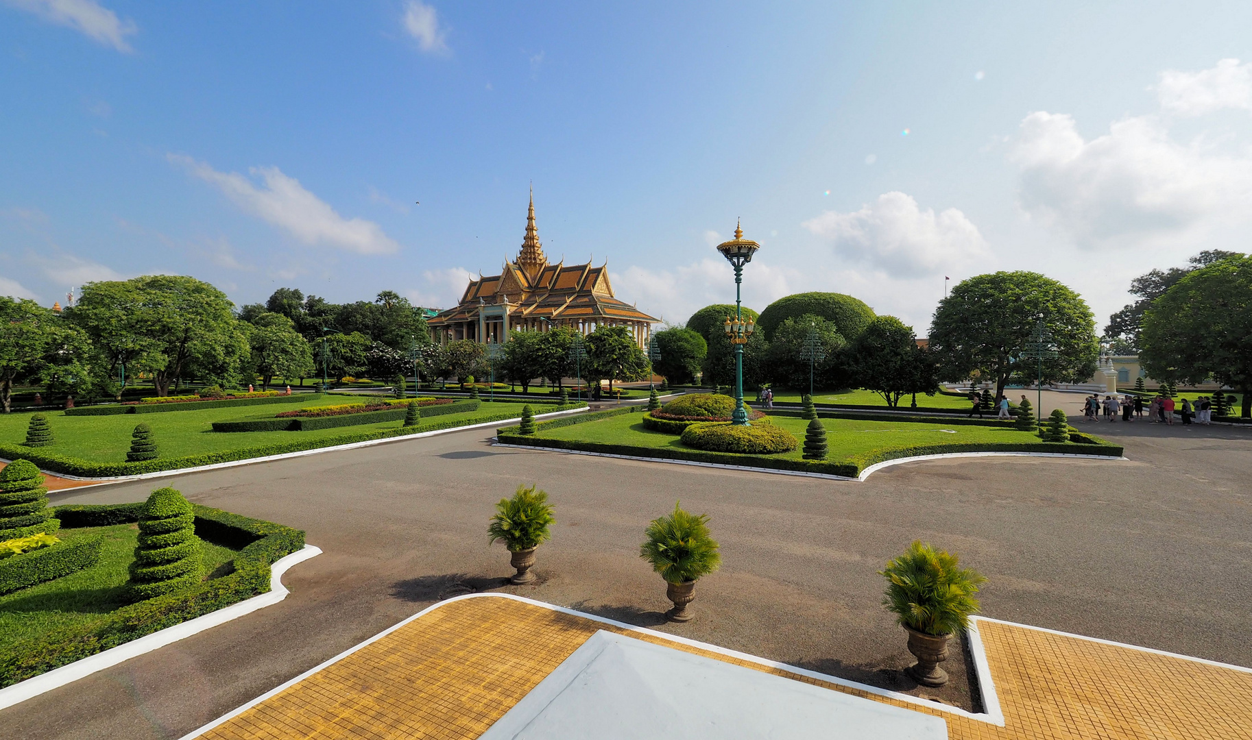 Übersicht über den Königspalast...Phnom Penh