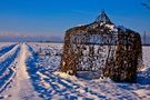 Überwachsener Pavillon im Schnee von Cocoa 