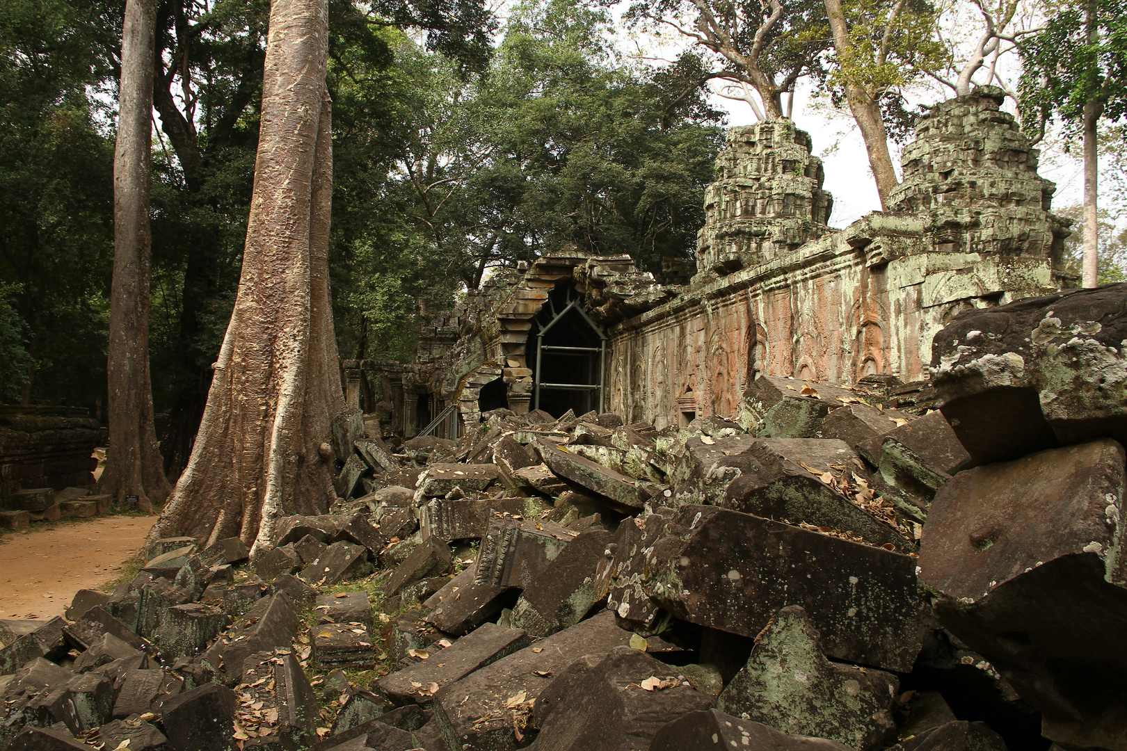 Überwachserner Tempel in Angkor