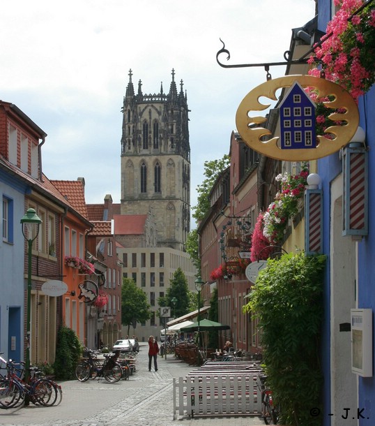 Überwasserkirche und Diözesanbibliothek in Münster