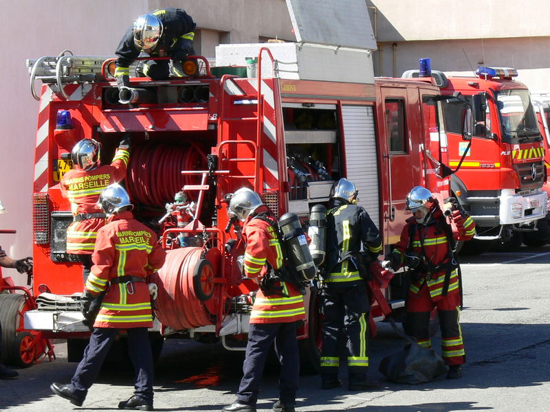 Übung der Marine-Pompiers Marseille