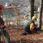 Übung im Wald