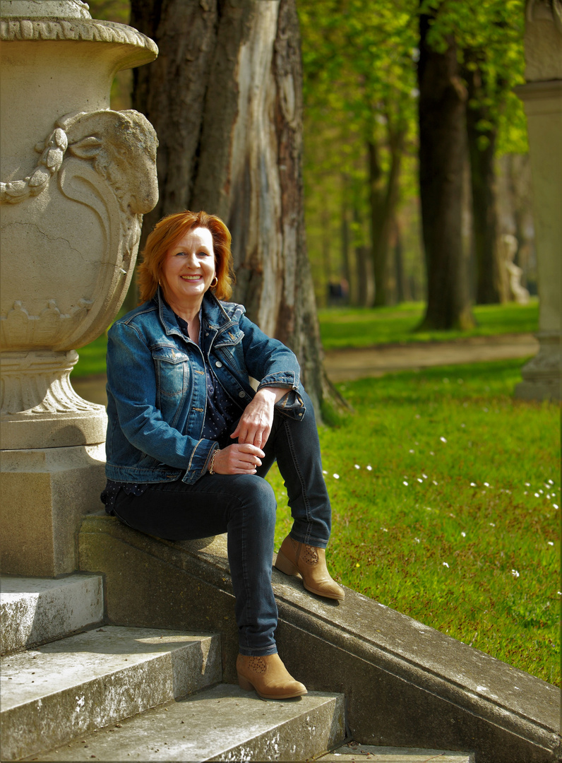 Übung..im Park von Schloss Nordkirchen