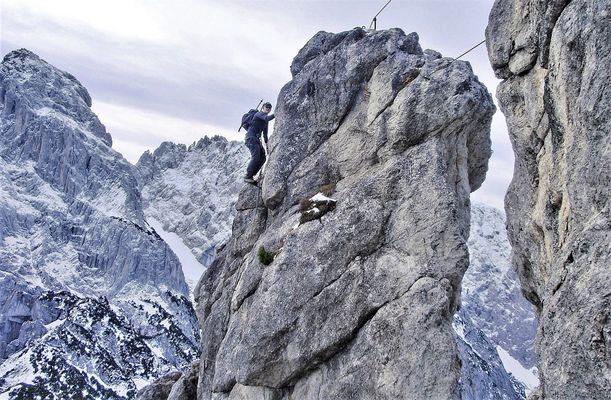 Übungs-Klettersteig