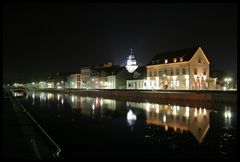 Ueckermünde bei Nacht