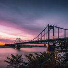 Uerdinger Brücke zur blauen Stunde