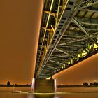 Uerdinger Rheinbrücke in HDR