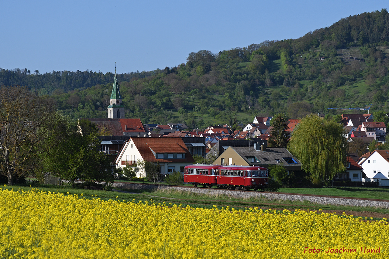 Uerdinger Schienenbus im Ammertal