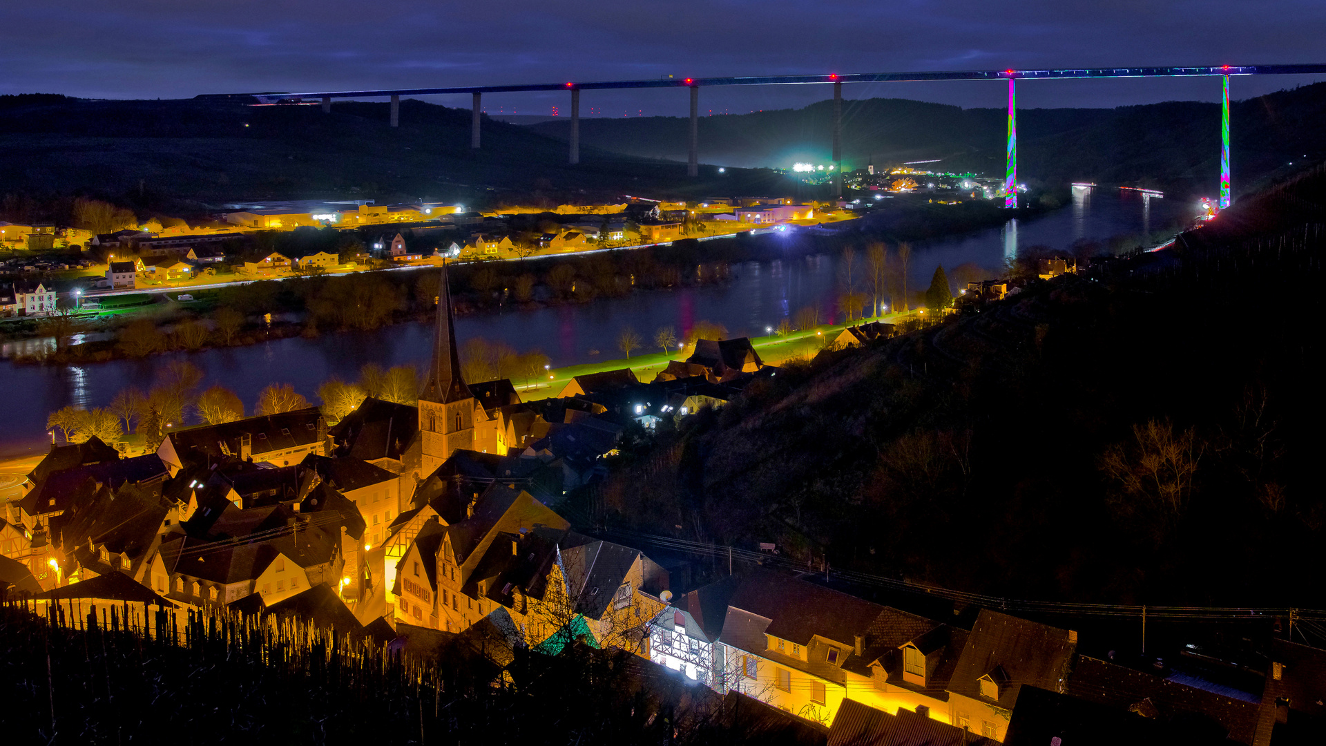 Ürzig und die Hochmoselbrücke