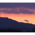 Uetliberg am Morgen vor Regenwetter.