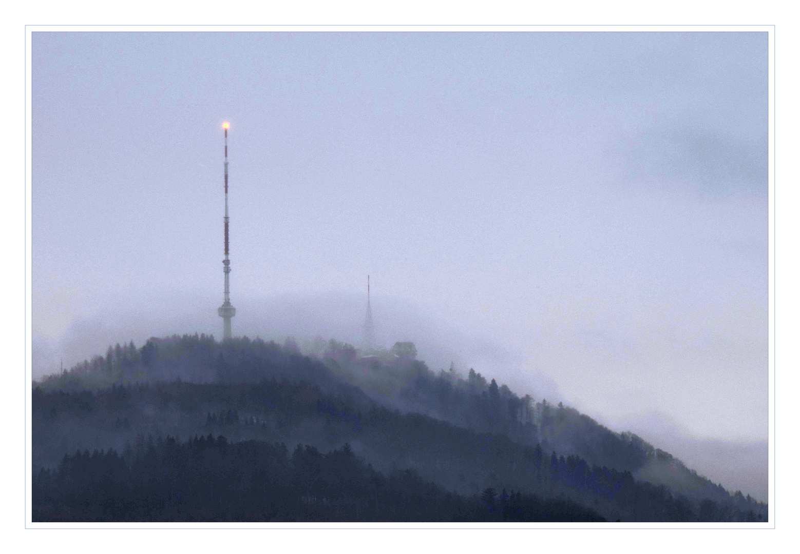 Uetliberg bei Nebel.