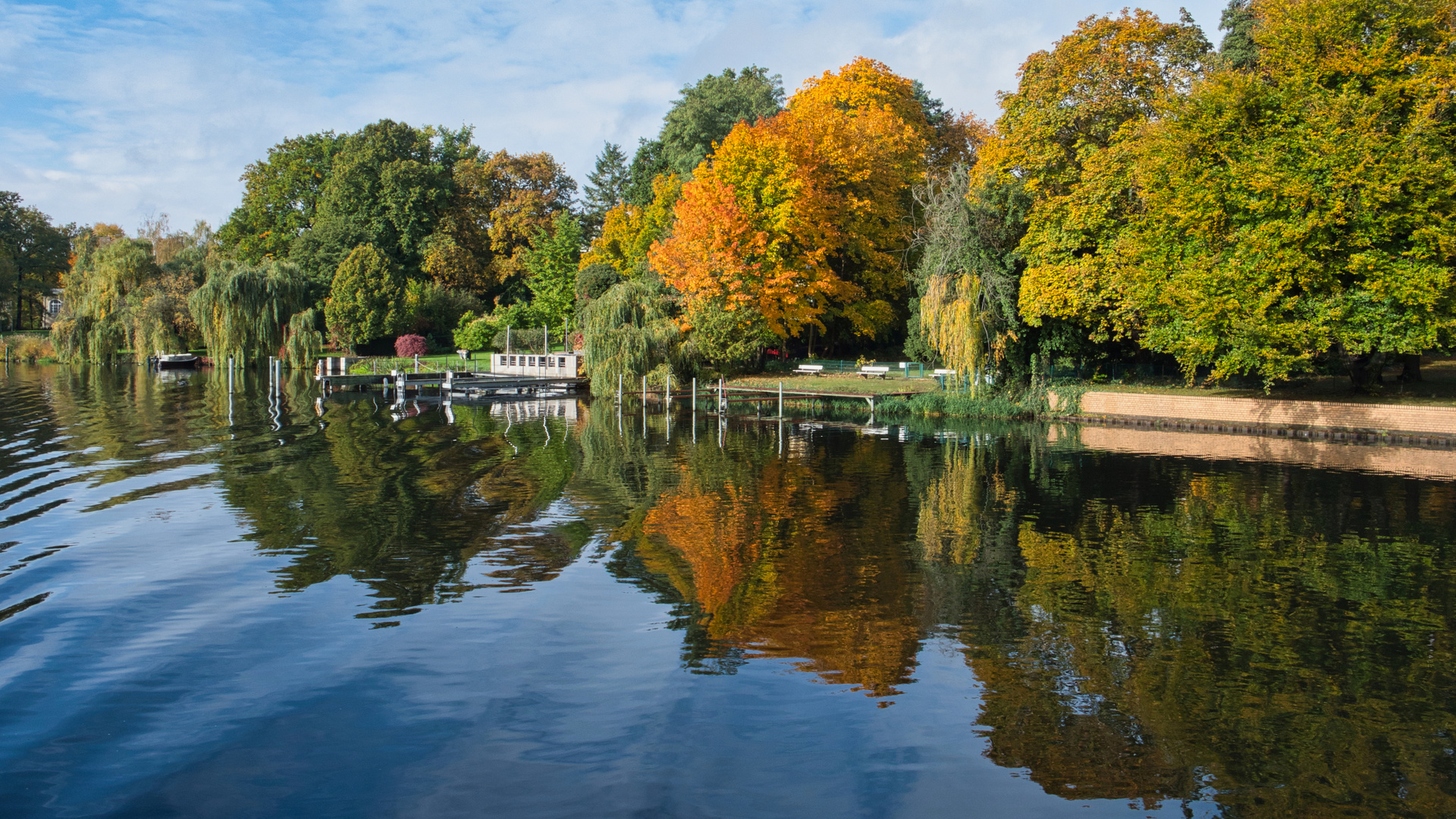 Uferpartie am Kleinen Wannsee