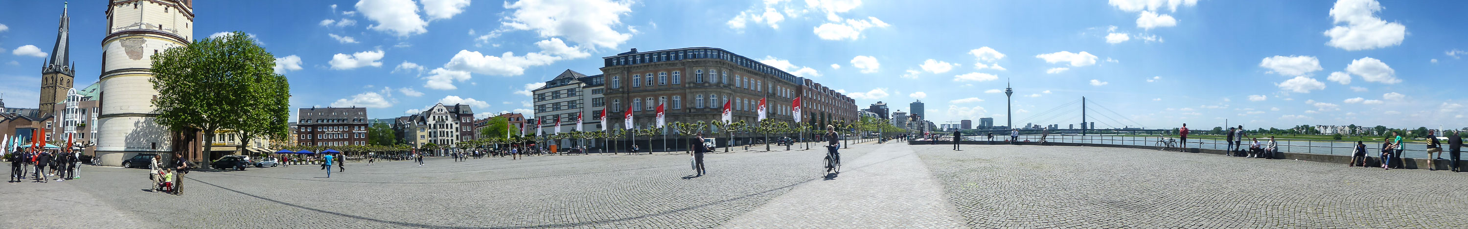 Uferpromenade Düsseldorf